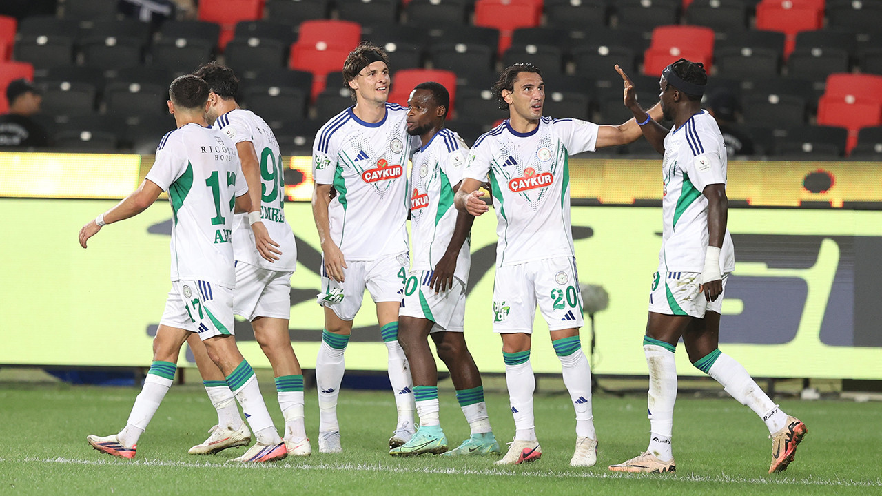 Çaykur Rizespor, Gaziantep FK deplasmanından 3 puanla döndü