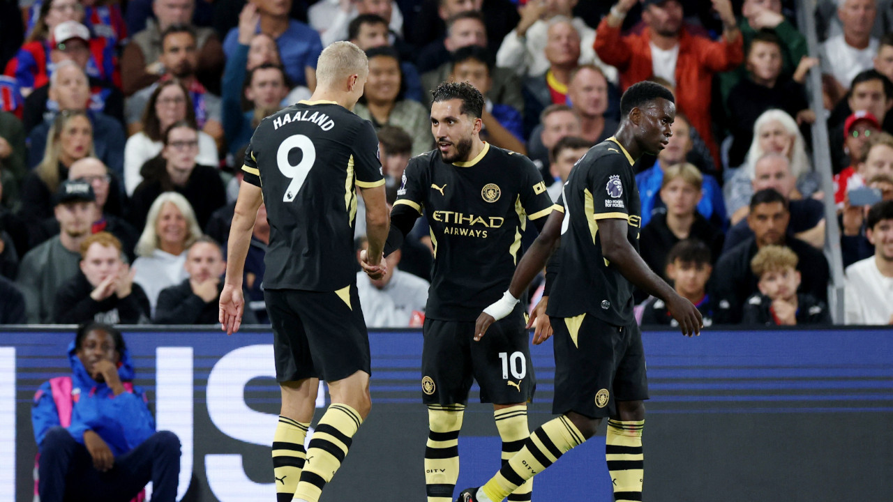 Haaland ve Cherki çalıştı: Manchester City, Crystal Palace'ı 4-1'le geçti