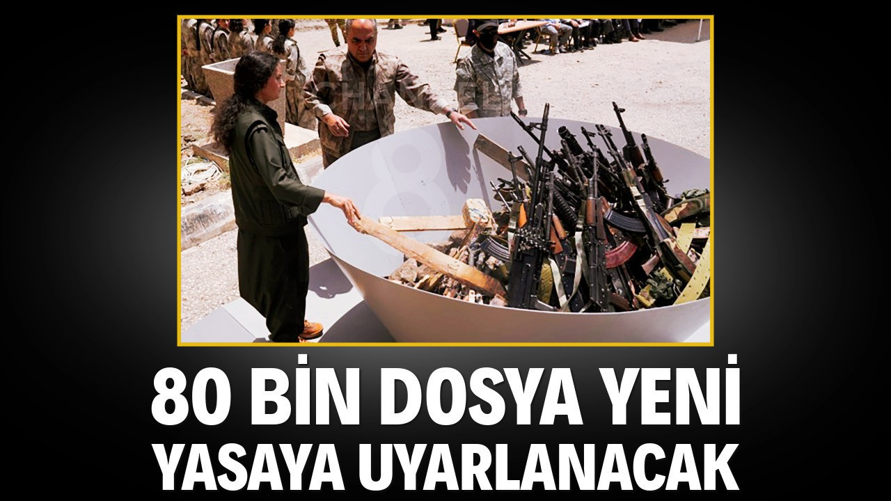 80 bin dosya çerçeve yasaya uyarlanacak