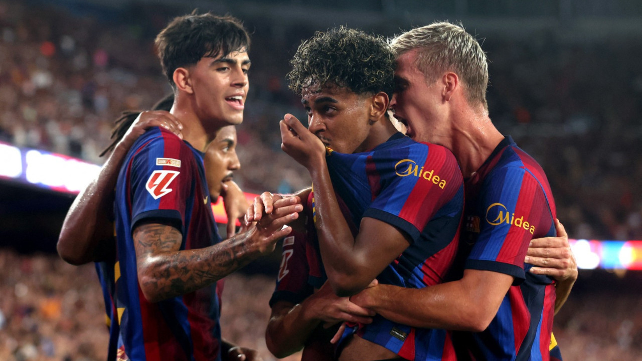 Barcelona 5 attı, 3'te 3 yaptı: Raphinha-Yamal şov