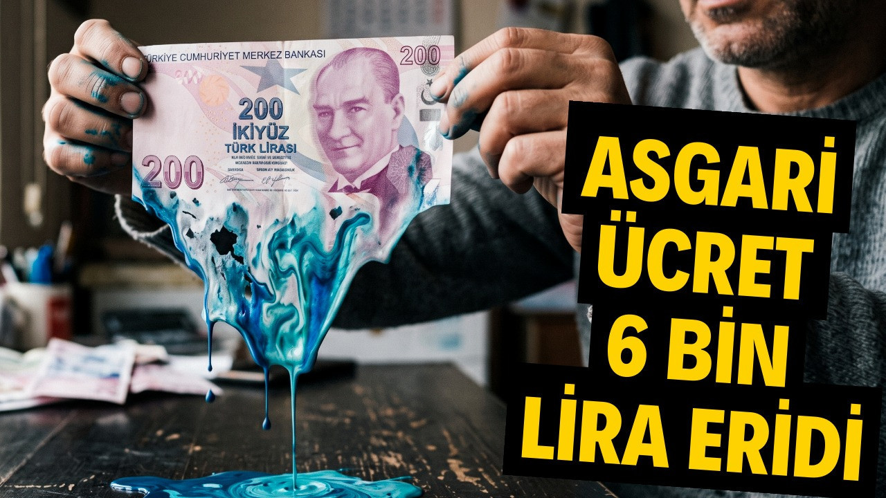 Asgari ücret 6 bin lira eridi