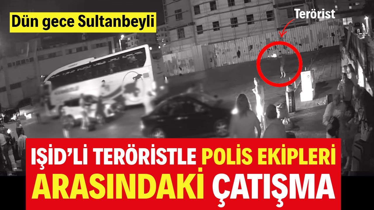 IŞİD'li teröristle polis arasında İstanbul'daki çatışmanın görüntüsü ortaya çıktı: İşte dehşet anları!