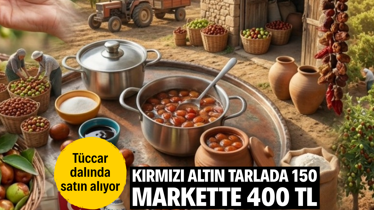 Üreticinin yüzünü güldüren kırmızı altın. Tarladan çıkmadan alıcısı hazır!