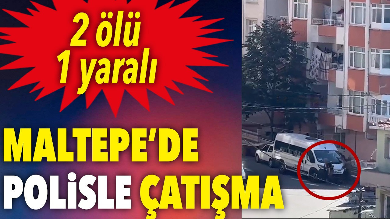 Maltepe'de bir kişi silahla ateş açtı. Olay yerine gelen polisle çatışıyor