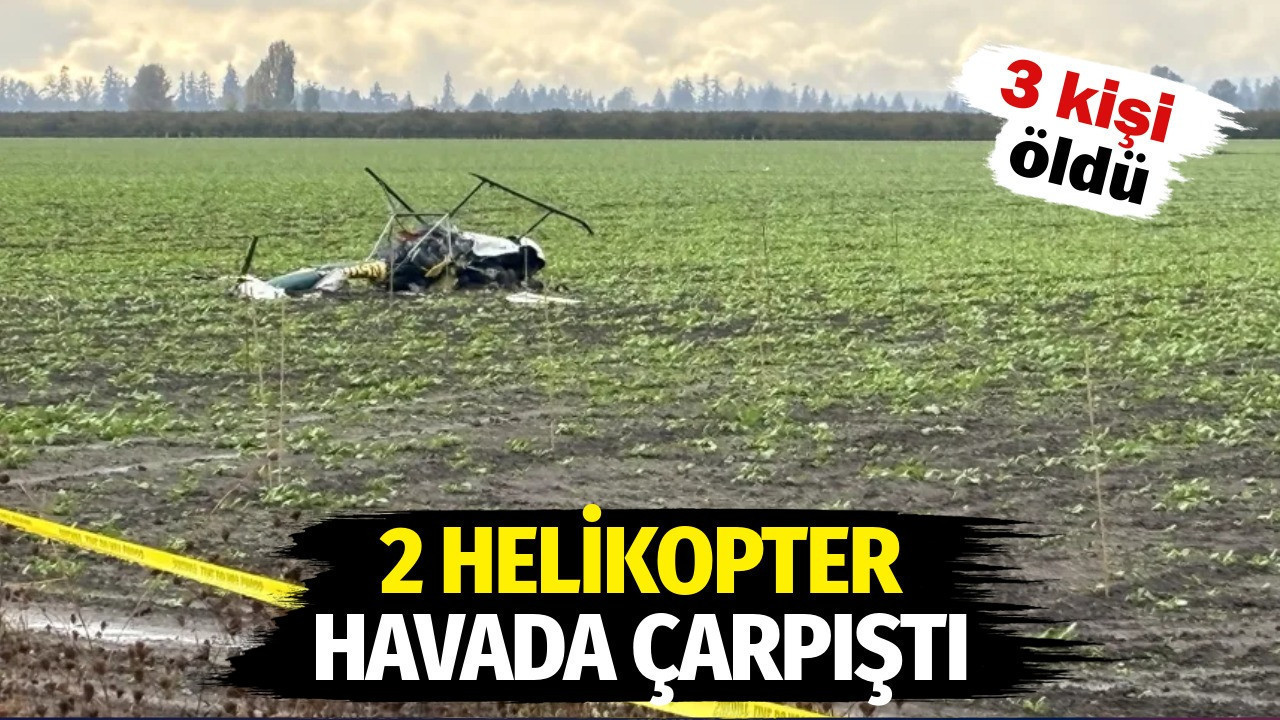 ABD’de 2 helikopter havada çarpıştı. 3 kişi öldü