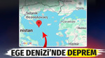 Ege Denizi'nde deprem