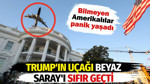 Trump'ın uçağı Beyaz Saray'ı sıfır geçti. Bilmeyen Amerikalılar panik yaşadı