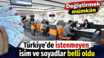 Türkiye’de istenmeyen isim ve soyadlar belli oldu. Değiştirmek mümkün