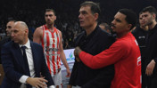 Euroleague'de olaylı maç sonu: Olympiakos koçuna saldırdılar