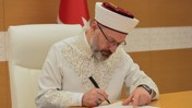 Diyanet önünde promosyon eylemi