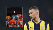 Galatasaray maçı sonrası Dzeko'dan 'palyaço' göndermesi