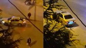 Hem drift attı hem de vatandaşa tehditler savurdu