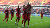 Gaziantep FK - Eyüpspor maçında dört gol, bir kırmızı kart!