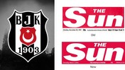 Logo değişimi İngiliz medyasını salladı: The Sun ile Beşiktaş arasında 'amblem' kavgası