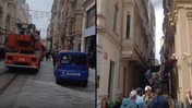 Beyoğlu'nda tarihi pasajda yangın
