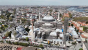 Ayasofya'nın ana kubbesinde restorasyon başlıyor