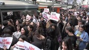 İzmir'de lise öğrencilerinden atama protestosu