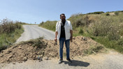 'Benim arazim' dedi, yolu kapattı