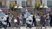 5 saniye için ortalığı boks ringine çevirdiler