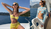 Ünlü manken tatile gideceğini açıkladı, evine bikini yağdı