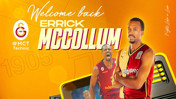 Errick McCollum, Galatasaray'a 3 kupalı şampiyon olarak döndü