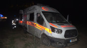 Hasta taşıyan ambulans şarampole uçtu