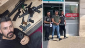 Kadın gazeteciyi tehdit eden adamın evinden silah çıktı