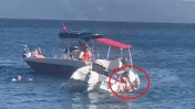 Denizde kaza: Yüzen kadının kaval kemiği kırıldı