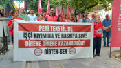 Tunceli'de tekstil işçileri direniyor: Fiziksel şiddet gördük
