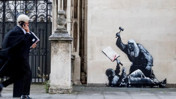 Banksy'nin yeni duvar resmi ortaya çıktı