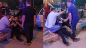 Kavgayı ayırmaya çalışan polis yaralandı