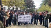 İstanbul Üniversitesi'nde öğrencilerden yemekhane zammına protesto
