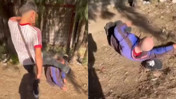 Yaşlı adama tekmeyle saldıran caniler tutuklandı