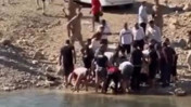 Baraj g&ouml;l&uuml;ne giren gen&ccedil; &ouml;ld&uuml;