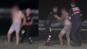 Gece yarısı tehlikeli inat! Jandarma dakikalarca ikna etmeye çalıştı