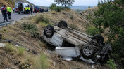 Takla atan otomobilde can pazarı: 2 ölü, 2 yaralı