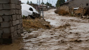 Ağrı’da sağanak sonrası sel meydana geldi
