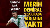 Merih Demiral 3 dakikada takımını yaktı: Derbide fark yediler