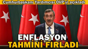 Cumhurbaşkanı Yardımcısı OVP’yi açıkladı: Yıl sonu enflasyon tahmini fırladı