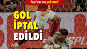 Galatasaray'ın golü iptal edildi: Faul var mı, yok mu?