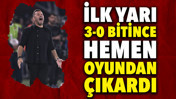Trabzonspor ilk 45'te 3 attı, Okan Buruk hemen oyundan çıkardı