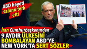 9 aydır bombalanan İran’ın Cumhurbaşkanı New York’ta konuştu. ABD heyeti salonu terk etti