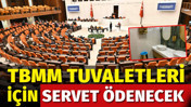 TBMM tuvaletleri i&ccedil;in servet &ouml;denecek