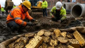 1 euro sandılar. Toprağın altından 10,4 milyon dolarlık altın &ccedil;ıktı