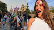 Serenay Sarıkaya Paris'te &ccedil;ocukluğuna d&ouml;nd&uuml;
