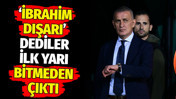 Taraftar 'İbrahim dışarı' dedi. TFF Başkanı stadı terk etti