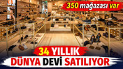 34 yıllık d&uuml;nya devi satılıyor. 350 mağazası var