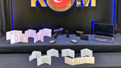 Tefecilerin evi basıldı. 5 milyon liralık senet yakalandı