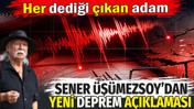 Şener Üşümezsoy'dan yeni deprem açıklaması. Her dediği çıkan adam