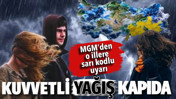 Meteorolojiden o illere sarı kodlu uyarı. Kuvvetli yağış kapıda
